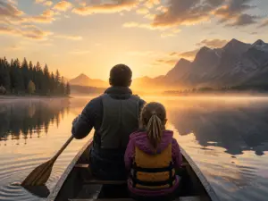 Bill Ilkov enjoying boating with daughter